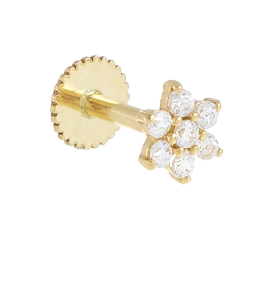24K DIAMOND FLOWER