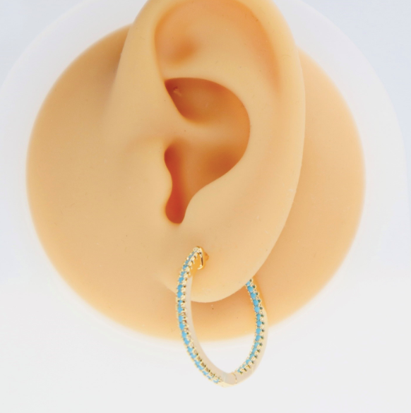 SEDONA TURQUOISE HOOP
