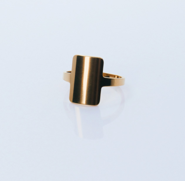COSIMA FLAT SIGNET RING