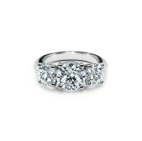 “ANASTASIA” 4.0CT THREE STONE