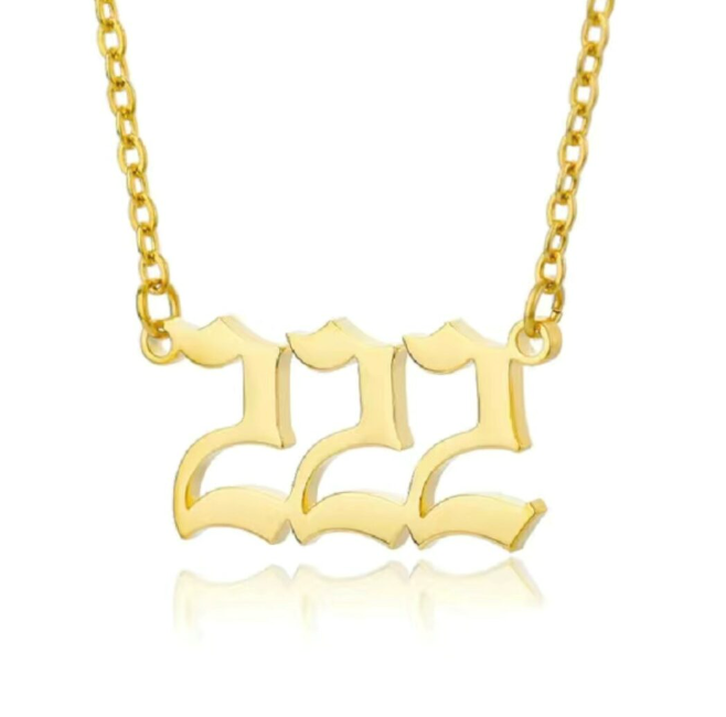 222 ANGEL NUMBER NECKLACE