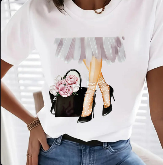 “TULLE & TULIPS GLAM TEE”
