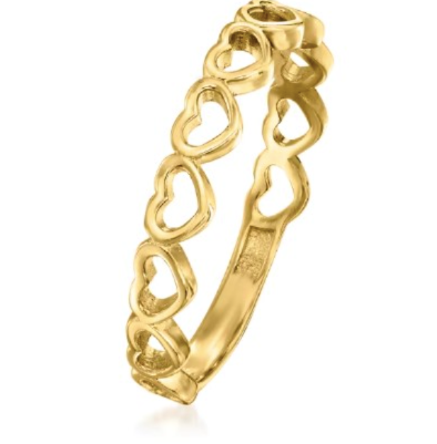 CUT-OUT HEART RING